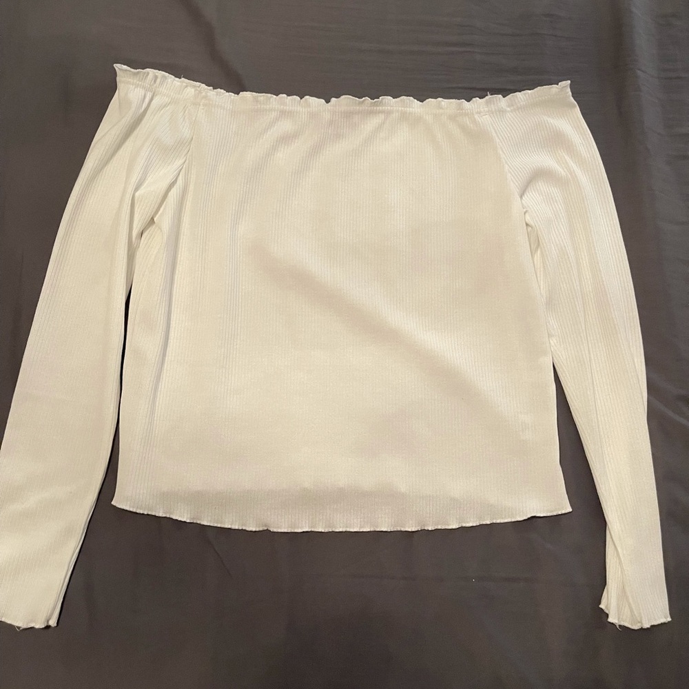 FashionNova off shoulder long sleeve top Size:3x